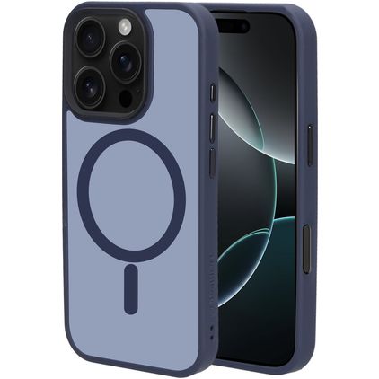 Mobiparts Hardcover iPhone 16 Pro MagSafe Funda Plástico rígido Carcasa - Satin Blue