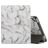 Mobigear Tri-Fold Marble iPad 6 (2018) Cover a libro + Portapenna - Grigio