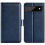 Mobigear Slim Magnet Google Pixel 6a Capa livro Carteira - Azul escuro