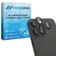 Mobigear Single iPhone 15 Pro Vidro temperado Protetor de lentes da câmara - Compatível com capas - Preto