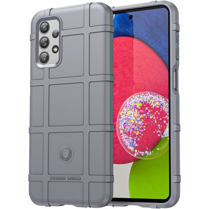 Mobigear Rugged Shield Samsung Galaxy M23 Joustava TPU Suojakuori Iskunkestävä - Harmaa