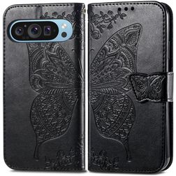 Mobigear Butterfly Google Pixel 9 Funda tipo libro Cartera - Negro