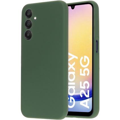 Mobiparts Samsung Galaxy A25 Silicona Carcasa - Forest Green