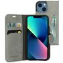 Mobiparts Classic Wallet iPhone 13 Mini Plånboksfodral med sedelfack - Granite Grey