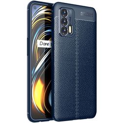 Mobigear Luxury Realme GT Fleksibel TPU Bagsidecover - Blå