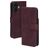 Mobiparts Classic Wallet MagSafe iPhone 16 Capa livro Carteira - Velvet Red