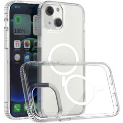 Mobigear Crystal Transparente iPhone 14 Plus MagSafe Funda Plástico rígido Carcasa - Transparente