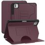 Mobigear Magnetic Folio iPad Pro 11 Inch (2024) Wallet case + Stylus Holder - Purple