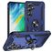 Mobigear Armor ring Samsung Galaxy S24 FE Funda Plástico rígido Carcasa Antigolpes con anillo - Azul