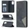 Mobigear Rhombus Slim Samsung Galaxy A52s 5G Funda tipo libro - Negro