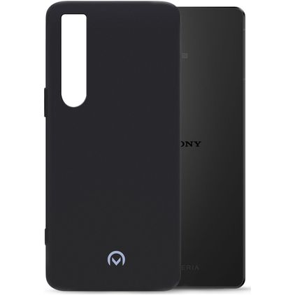 Mobilize Rubber Gelly Sony Xperia 1 IV Fleksibel TPU Bagsidecover - Matt Black