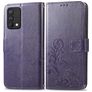 Mobigear Clover Realme GT Master Edition Etui z klapką typu portfel - Fioletowy