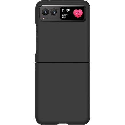 Mobigear Colors Motorola Razr 40 Plástico rígido Capa traseira - Preto