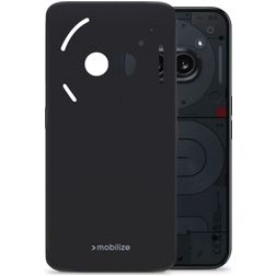 Mobilize Rubber Gelly Nothing Phone (2a) Flexibel TPU Skal - Matt Black