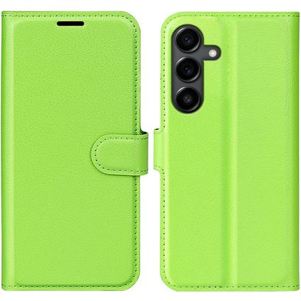 Mobigear Classic Samsung Galaxy S25 FE Funda tipo libro Cartera - Verde