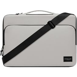 Gaston Luga Däsh Cushioned Laptop Briefcase 16 inch Laptop Bag - Taupe
