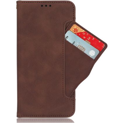 Mobigear Slide Wallet OPPO Find X9 Pro Capa livro Carteira - Castanho