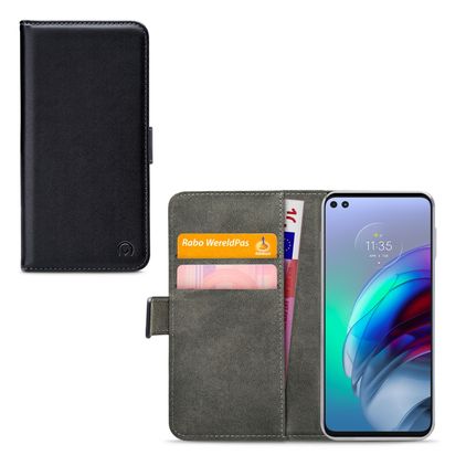 Mobilize Classic Gelly Wallet Motorola Moto G100 Funda tipo libro Cartera - Negro