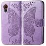 Mobigear Butterfly Samsung Galaxy Xcover 7 Capa livro Carteira - Roxo