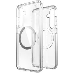 Speck Presidio2 Clear Transparent Samsung Galaxy S25 Plus MagSafe Fodral Hårdplast Skal Stötsäkert - Transparent