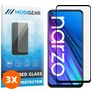 Mobigear Premium Realme Narzo 30 5G Panssarilasi Näytönsuoja - Suojakuoren kanssa yhteensopiva - Musta (3 kpl)