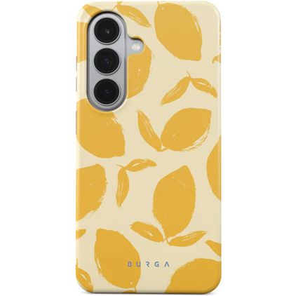 Burga Tough Samsung Galaxy S26 Plus MagSafe Plástico rígido Capa traseira Antichoque - Lemon Tart