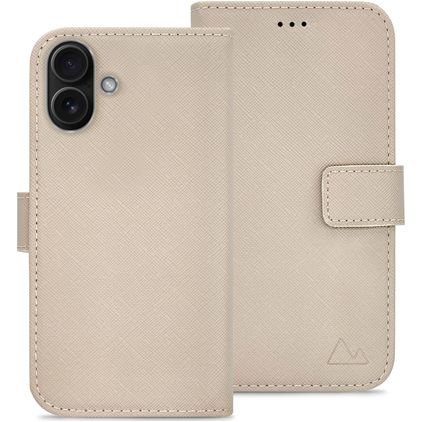 My Style Flex Wallet iPhone 16 Pungetui med Seddelrum - Warm Taupe