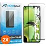 Mobigear Premium Realme GT Neo2 Glas Skærmbeskytter - Case Friendly - Sort (2-pak)
