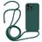 Mobigear Lanyard iPhone 14 Pro Max Silikon Etui ze smyczą - Ciemnozielony