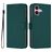 Mobigear Urban Wallet iPhone 16 Funda tipo libro Cartera - Verde