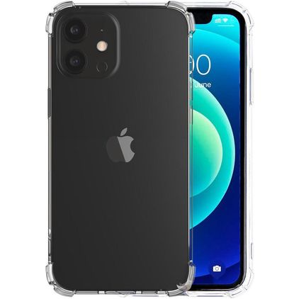 Mobigear Cushion Transparente iPhone 13 Mini TPU flexible Carcasa Antigolpes - Transparente
