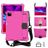 Mobigear Ruggedized iPad 10 (2022) Espuma EVA Carcasa + Portalápices + Correa bandolera + Soporte - Rosa