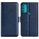 Mobigear Slim Magnet Motorola Moto G71 5G Wallet case - Dark Blue