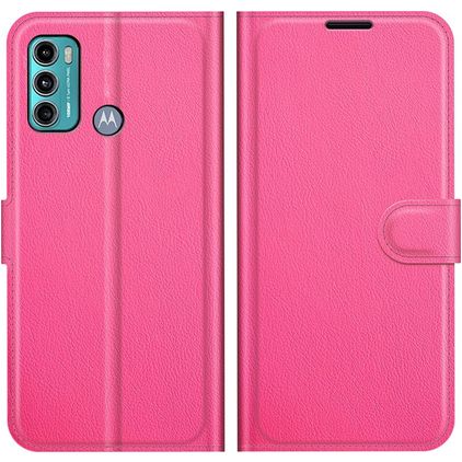 Mobigear Classic Motorola Moto G60 Wallet case - Magenta