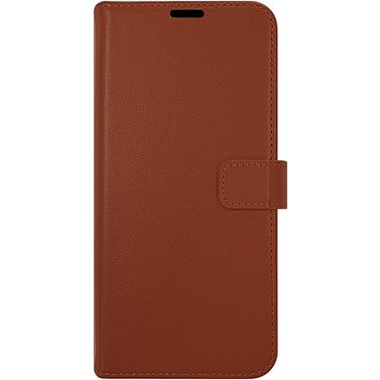 Valenta Gel Skin Samsung Galaxy A54 Piel auténtica Funda tipo libro Cartera - Marrón
