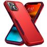 Mobigear Heavy Armor iPhone 14 Plus Funda Plástico rígido Carcasa Antigolpes - Rojo