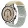 Mobigear Braided Dual Nylon Smartwatch Armband Klämspänne - 20 mm - Grå / Stjärnglans