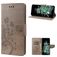 Mobigear Butterfly OnePlus 10T Capa livro Carteira - Cinzento