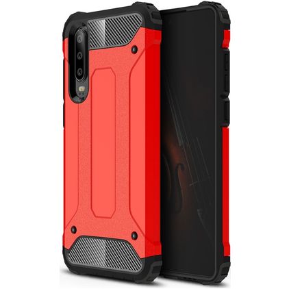 Mobigear Outdoor Huawei P30 Hard Case Back cover Shockproof - Red