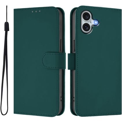 Mobigear Urban Wallet iPhone 16 Plus Funda tipo libro Cartera - Verde