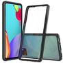Mobigear Crystal Samsung Galaxy A52 Hårdt Bagsidecover - Gennemsigtig / Sort