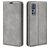 Mobigear Retro Slim TCL 30 Plus Wallet case - Grey