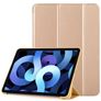Mobigear Tri-Fold Gel iPad Air 5 (2022) TPU / Kunstlæder Pungetui - Guld