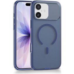 Mobigear Shockproof Grip iPhone 17 MagSafe Plástico rígido Capa traseira - Azul