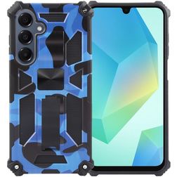 Mobigear Armor Stand Samsung Galaxy A16 Hard Case Back cover Shockproof with Stand - Dark Blue
