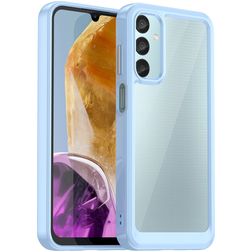 Mobigear Crystal Samsung Galaxy M15 Hardcase Back cover - Blu
