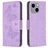 Mobigear Butterfly iPhone 15 Plus Lompakkokotelo + Setelitasku - Violetti