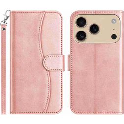 Mobigear S Line iPhone 17 Pro Wallet case - Rose Gold