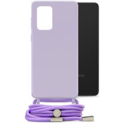 Mobilize Lanyard Gelly Samsung Galaxy A33 Flexibel TPU Skal med rem - Pastel Purple
