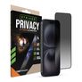 Striker Xtreme Impact Privacy iPhone 14 Pro Vidro temperado Película de ecrã - Compatível com capas - Preto
